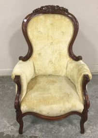 Victorian Reproduction Carved Gents Chair