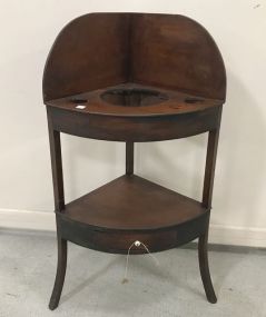 Primitive Style Corner Washstand