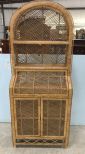 Wicker Woven Secretary