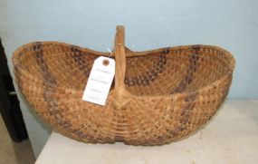 Handmade Woven Handled Basket