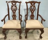 Antique Reproduction Ball-n-Claw Arm Chairs