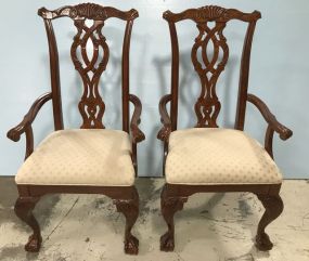 Antique Reproduction Ball-n-Claw Arm Chairs