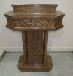 Well Made Oak Church Podium