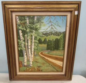JK Upchurch Painting of Forest