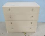 White Iaminate Chest of Drawer