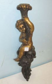 Decor Metal Cupid Sconce