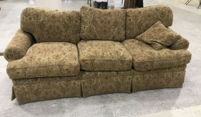 Beige Upholstered Sofa