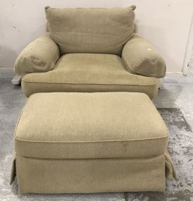 Extra Large Thomasville Upholstered Arm Chair