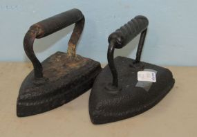 Two Antique Press Irons