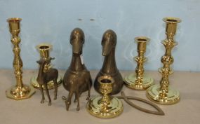 Group of Brass Decorative Items