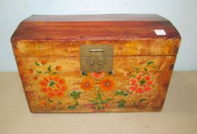 Painted Reproduction Trinket Trunk