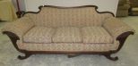 Vintage Duncan Phyfe Upholstered Sofa