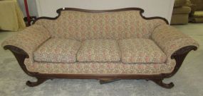 Vintage Duncan Phyfe Upholstered Sofa