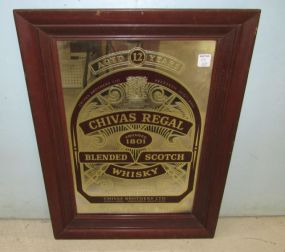 Chivas Regal Blended Scotch Advertisement Mirror