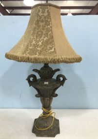 Distressed Resin Urn Lamp