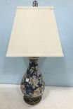 Modern Painted Ceramic Vase Lamp