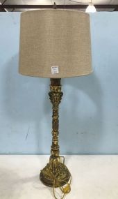 Modern Distressed Style Column Lamp