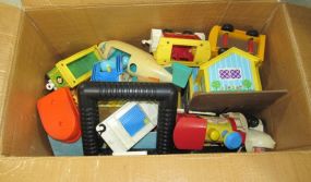 Large Collection of Old Vintage Plastic Toys