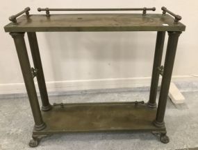 Unique Brass Wall Console Stand