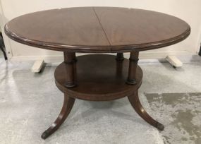 Regency Style Round Pedestal Table