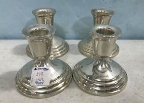 Revere Reproduction Weighted Sterling Candle Holders