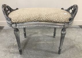 French Provincial Style Vanity Bench