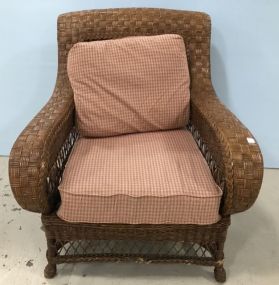 Large Woven Arm Chair