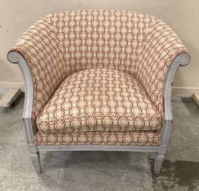 French Style Painted Club Chair