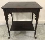 Vintage Two Tier French Style Accent Table