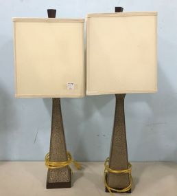 Pair of Oriental Accent Table Lamps