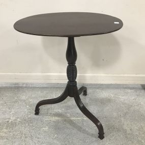 Antique Pedestal Side Table