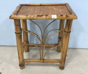 Small Bamboo Style Side Table