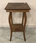 Antique Oak Plant Stand/Table
