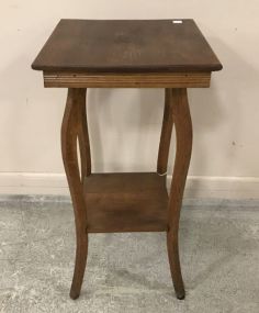 Antique Oak Plant Stand/Table