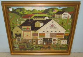 Framed Puzzle Art of Colonial Stores