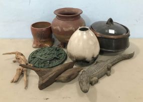 Collection of Mexican Pottery Decor and Collectibles