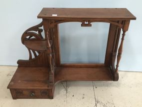 Vintage Wood Cabinet Top