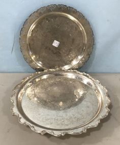 Two Silver Plate Trays