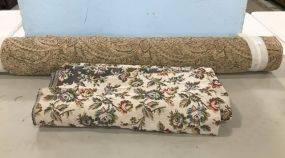 Two Rolls Of Tapestry Fabric