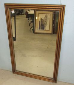 Bamboo Style Framed Wall Mirror