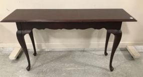 Cherry Queen Anne Style Sofa Table