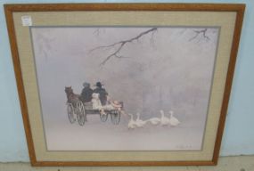 Colonial Style Framed Print