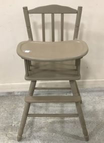 Painted Child's High Chair