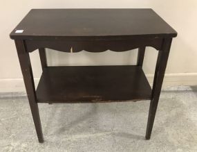 Small Vintage Two Tier Wall Table