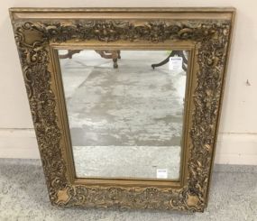 Wood Ornate Gold Painted Framed Mirror