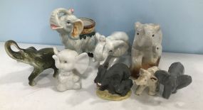 Elephant Pottery Figurines
