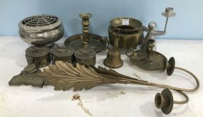 Group of Brass and Metal Decorative Pieces