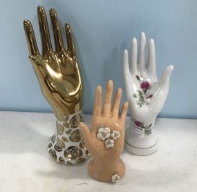 Vintage Ceramic Hand Vases