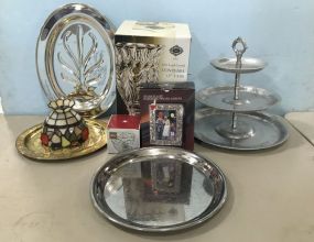 Group of Silver Plate and Decor