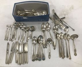 Large Collection of Assorted Silver Plated Flatware